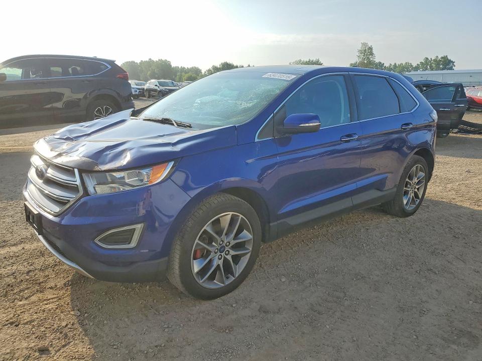 FORD EDGE 2015 with VIN 2FMTK3K83FBC19601 - Photo from auction