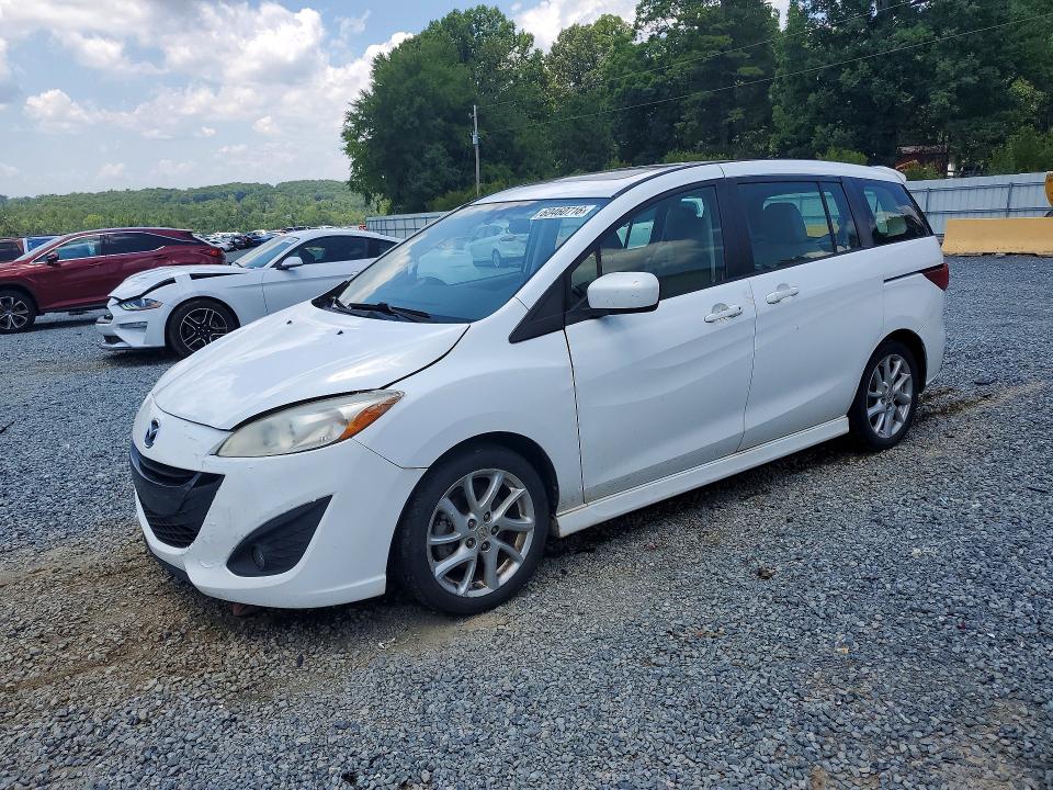 MAZDA 5 2012 with VIN JM1CW2DL7C0105540 - Photo from auction