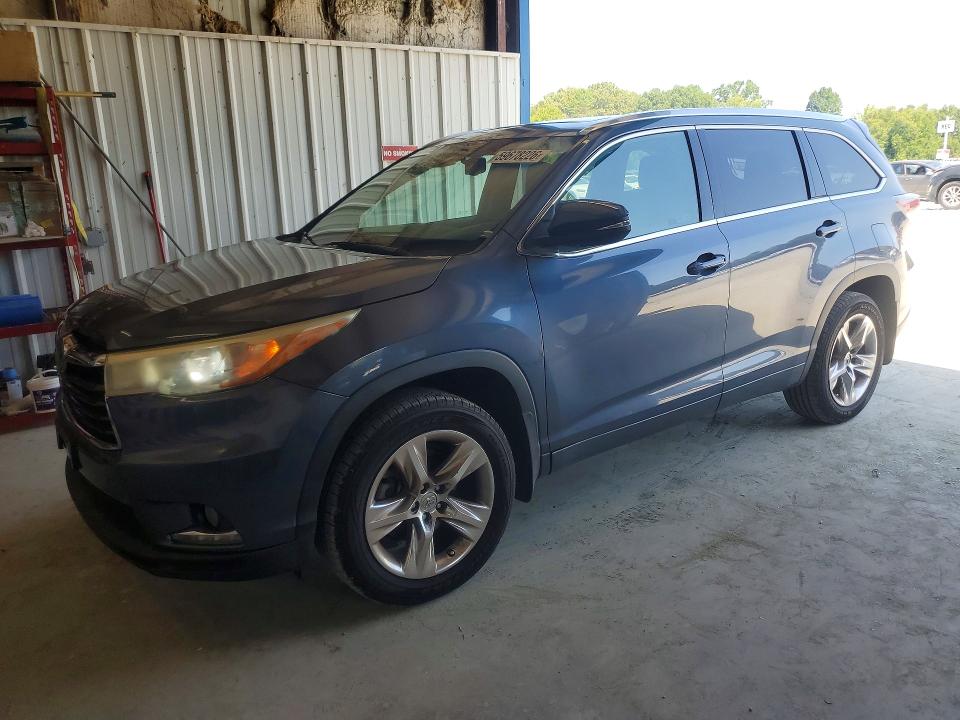 TOYOTA HIGHLANDER 2014 with VIN 5TDDKRFH5ES046800 - Photo from auction