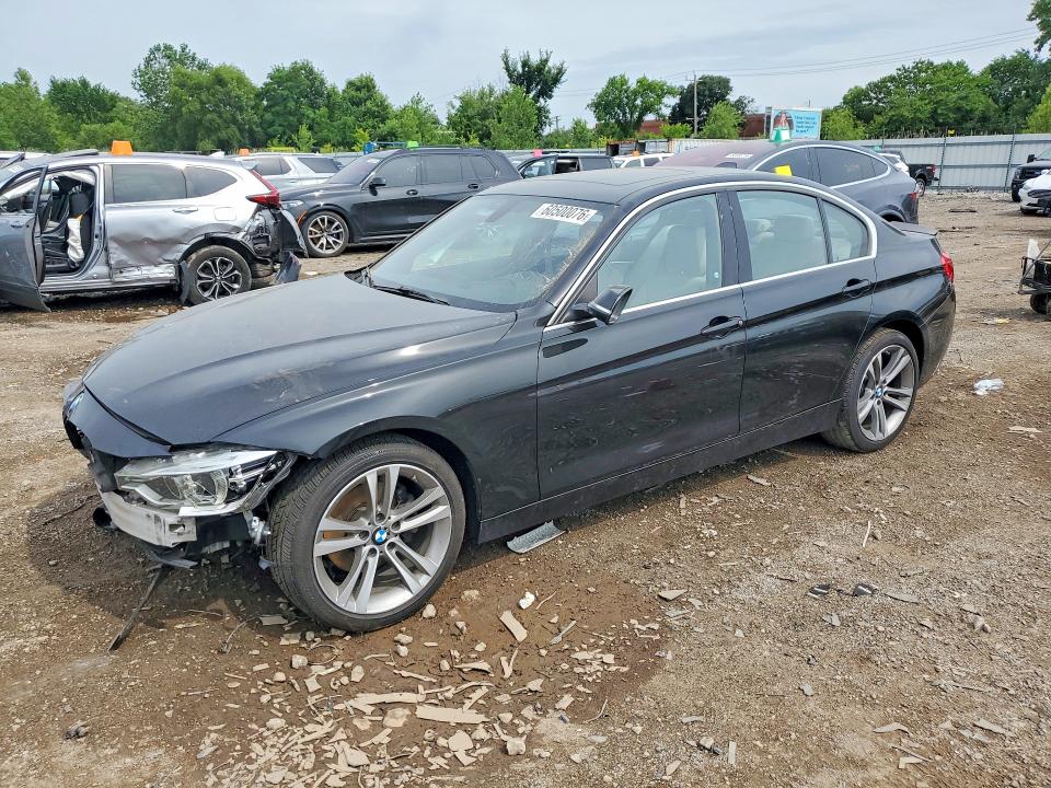 BMW 330 2017 with VIN WBA8D9G50HNT90767 - Photo from auction