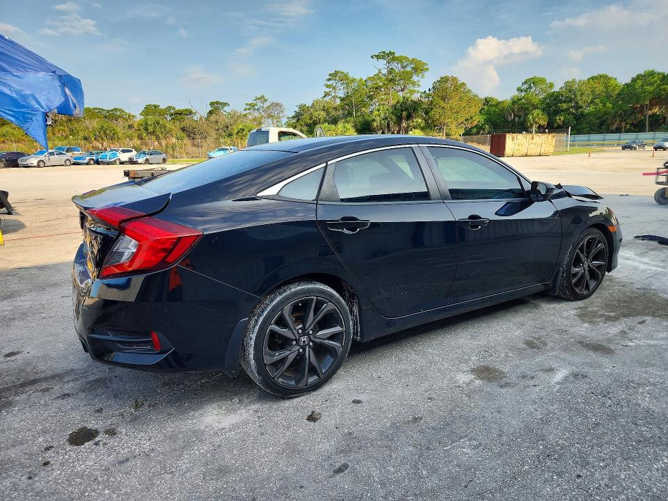 Снимка 3 от търг – 2020 HONDA CIVIC с VIN 19XFC2F87LE024012