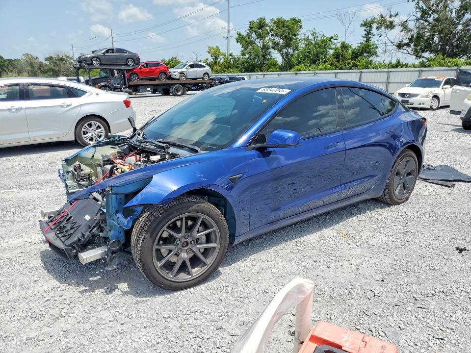 TESLA MODEL 3 2022 with VIN 5YJ3E1EB2NF246569 - Photo from auction