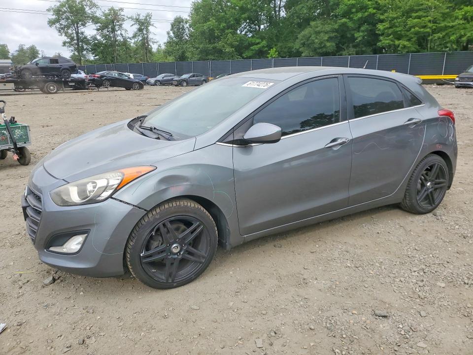HYUNDAI ELANTRA GT 2017 with VIN KMHD35LH7HU363256 - Photo from auction