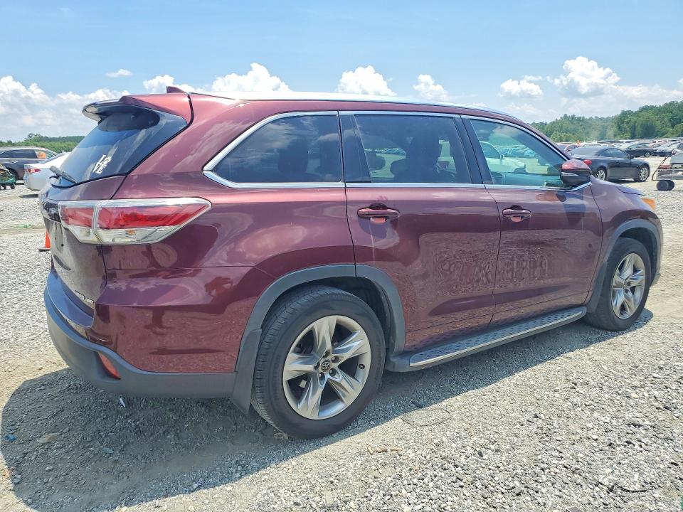 Photo 3 from auction – 2016 TOYOTA HIGHLANDER with VIN 5TDDKRFH6GS245602