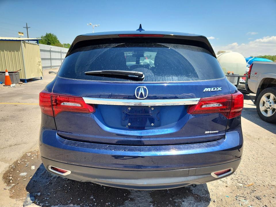 Photo 6 from auction – 2014 ACURA MDX with VIN 5FRYD4H41EB040505