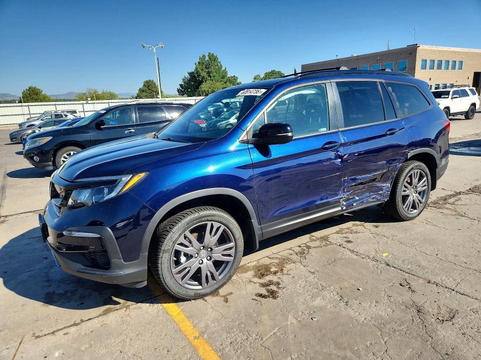 HONDA PILOT 2022 с VIN 5FNYF6H35NB073148 - Фото с аукциона