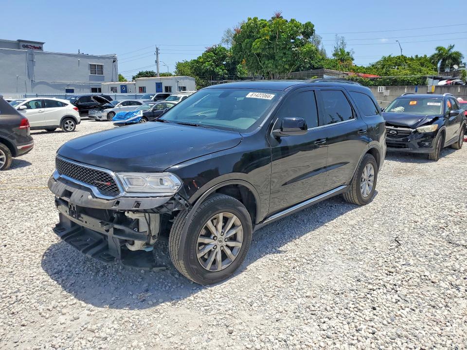 DODGE DURANGO SXT RWD 2022 with VIN 1C4RDHAG0NT172993 - Photo from auction