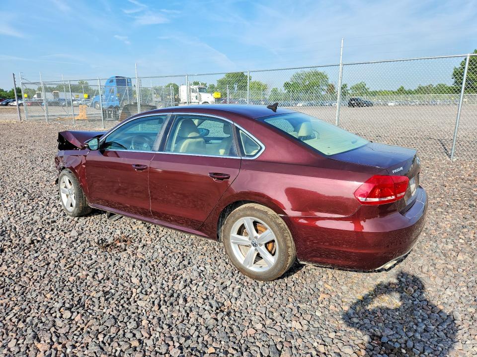 Photo 2 from auction – 2012 VOLKSWAGEN PASSAT with VIN 1VWBP7A38CC099396