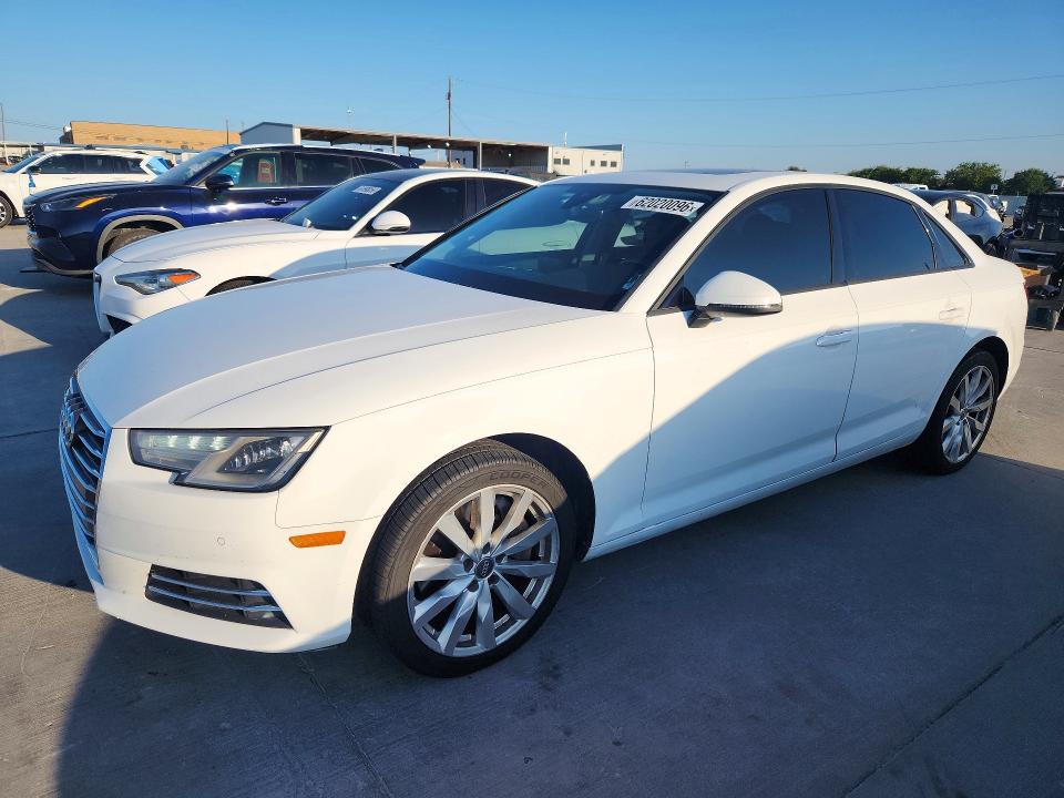 AUDI A4 2017 with VIN WAUANAF45HN004935 - Photo from auction