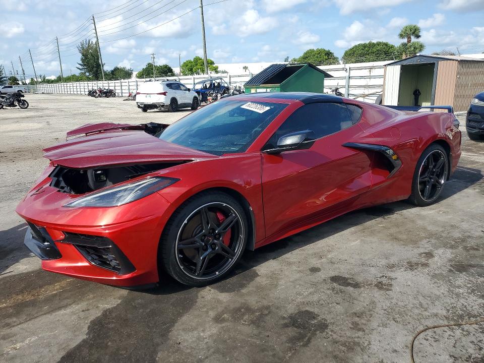 CHEVROLET CORVETTE 2021 with VIN 1G1YB2D47M5116383 - Photo from auction