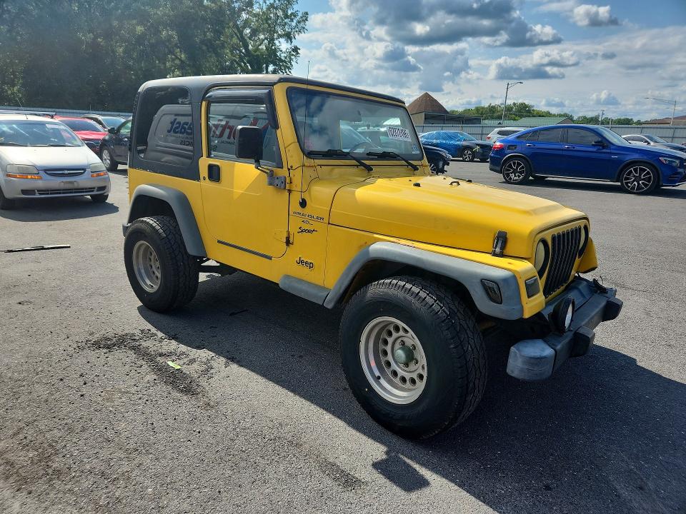 Photo 4 from auction – 2000 JEEP WRANGLER / TJ with VIN 1J4FA49S5YP715646