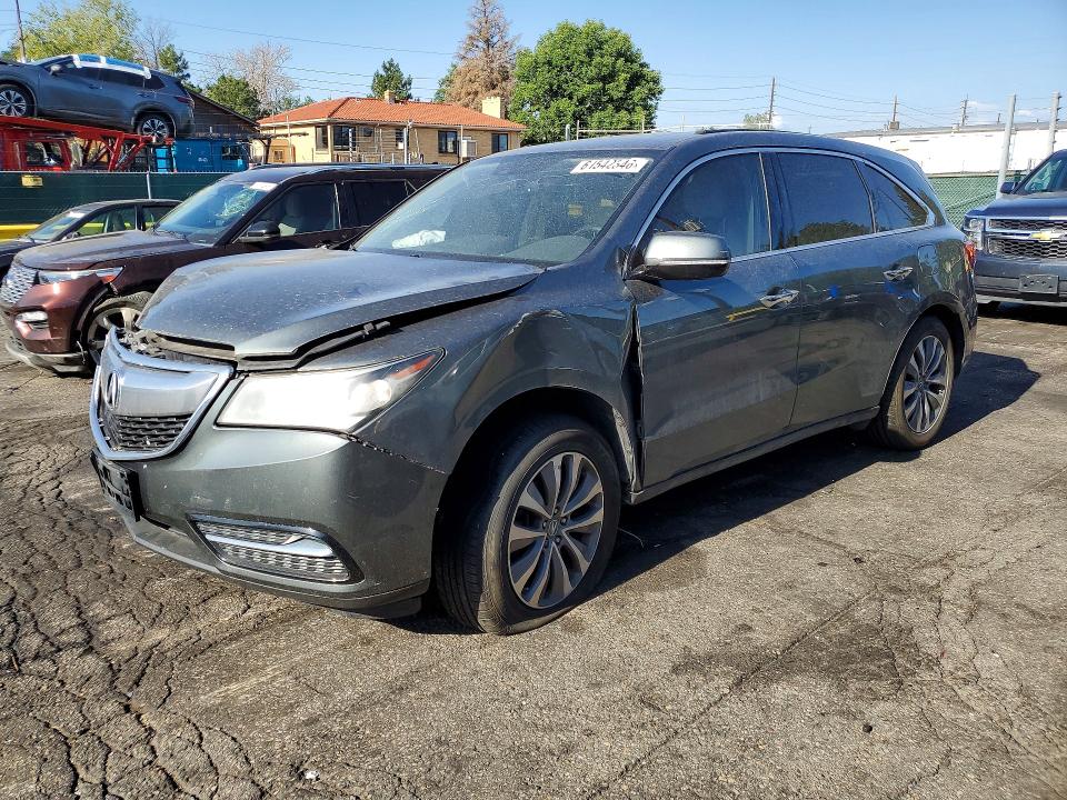 ACURA MDX 2014 with VIN 5FRYD4H43EB044121 - Photo from auction
