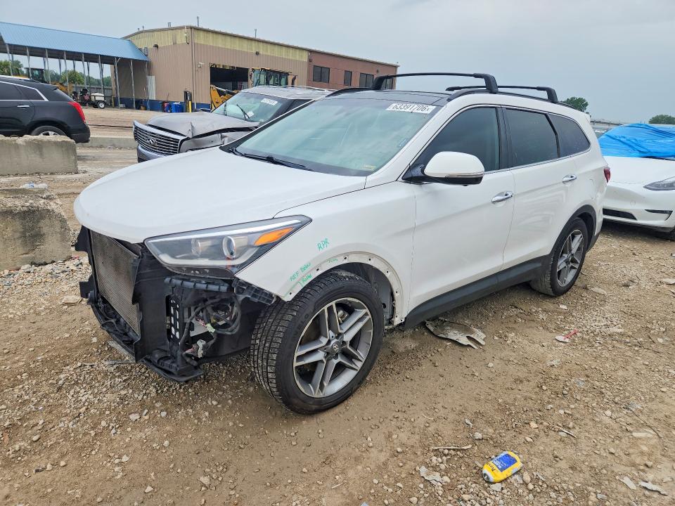 HYUNDAI SANTA FE 2017 with VIN KM8SR4HFXHU218316 - Photo from auction