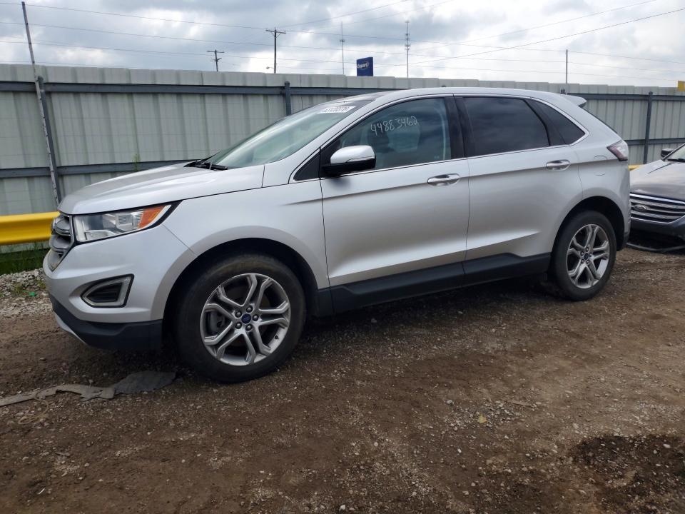 FORD EDGE 2017 with VIN 2FMPK4K97HBC15151 - Photo from auction