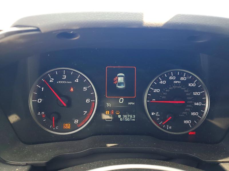 Photo 9 from auction – 2023 SUBARU WRX with VIN JF1VBAF63P9808937