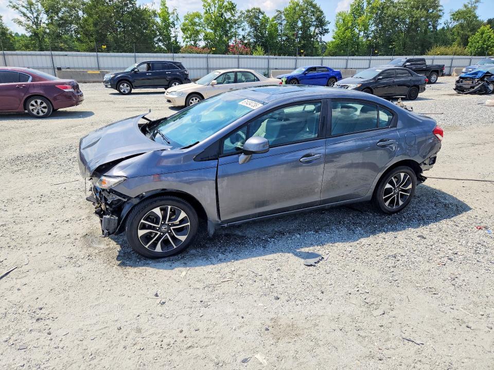 HONDA CIVIC 2013 with VIN 19XFB2F83DE013139 - Photo from auction
