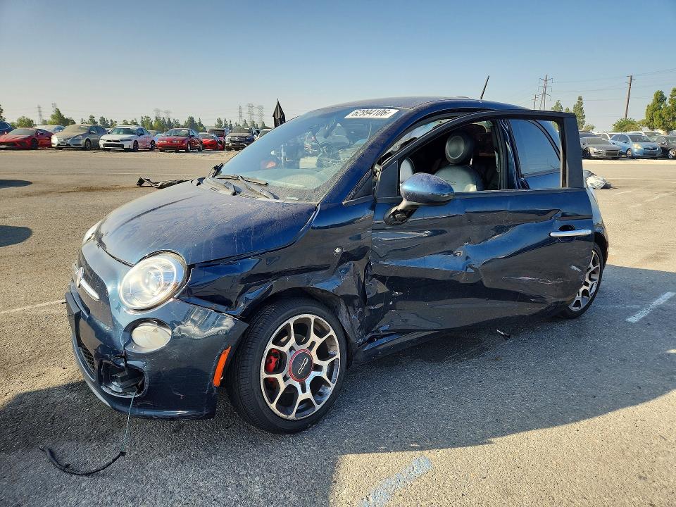 FIAT 500 2013 with VIN 3C3CFFBR7DT512927 - Photo from auction