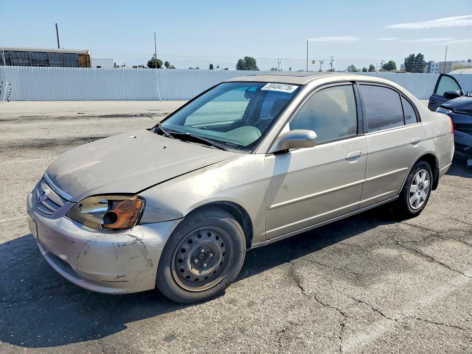 HONDA CIVIC 2002 with VIN 2HGES26732H569876 - Photo from auction