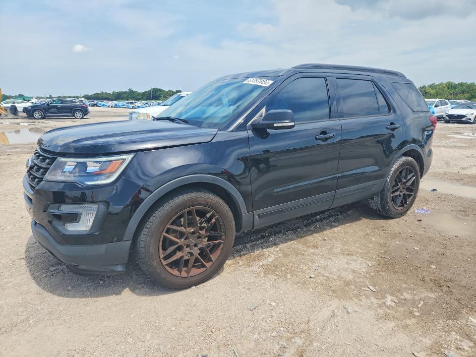 FORD EXPLORER 2017 with VIN 1FM5K8GT4HGC45087 - Photo from auction