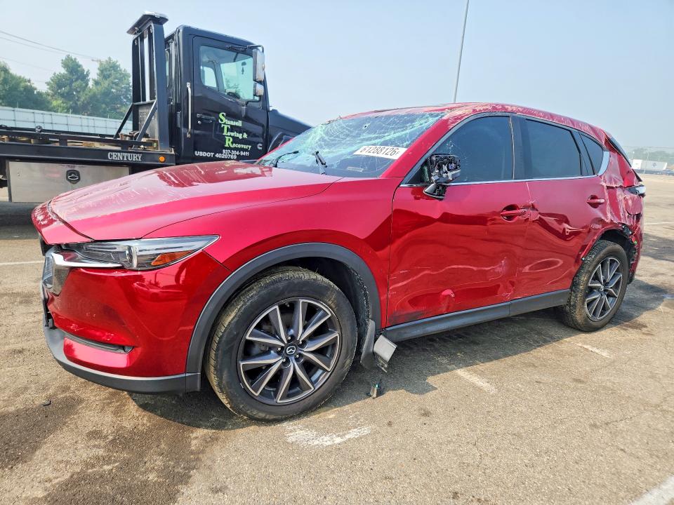 MAZDA CX-5 2018 with VIN JM3KFBDMXJ0380859 - Photo from auction