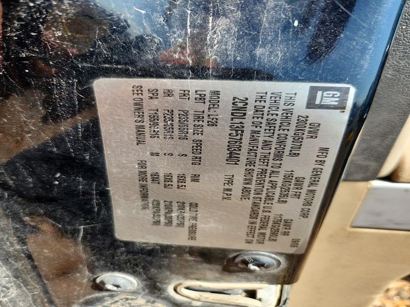 Photo 14 from auction – 2007 CHEVROLET EQUINOX with VIN 2CNDL13F576034401