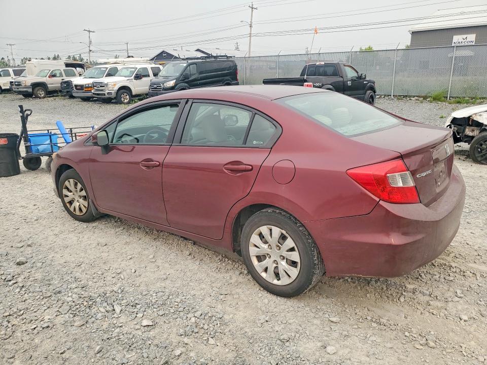 Photo 2 from auction – 2012 HONDA CIVIC with VIN 2HGFB2F4XCH061772
