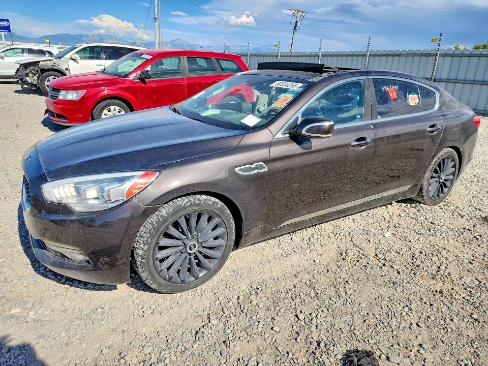 KIA K900 2015 with VIN KNALW4D40F6022843 - Photo from auction