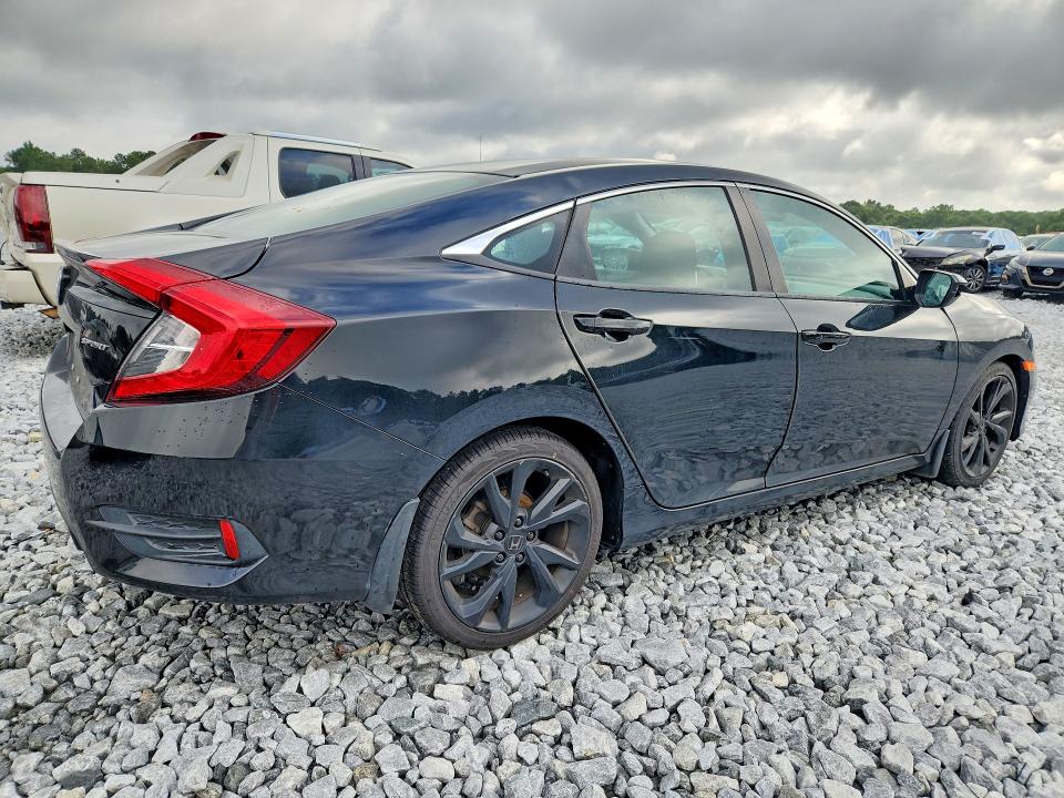 Photo 3 from auction – 2020 HONDA CIVIC with VIN 19XFC2F86LE015740