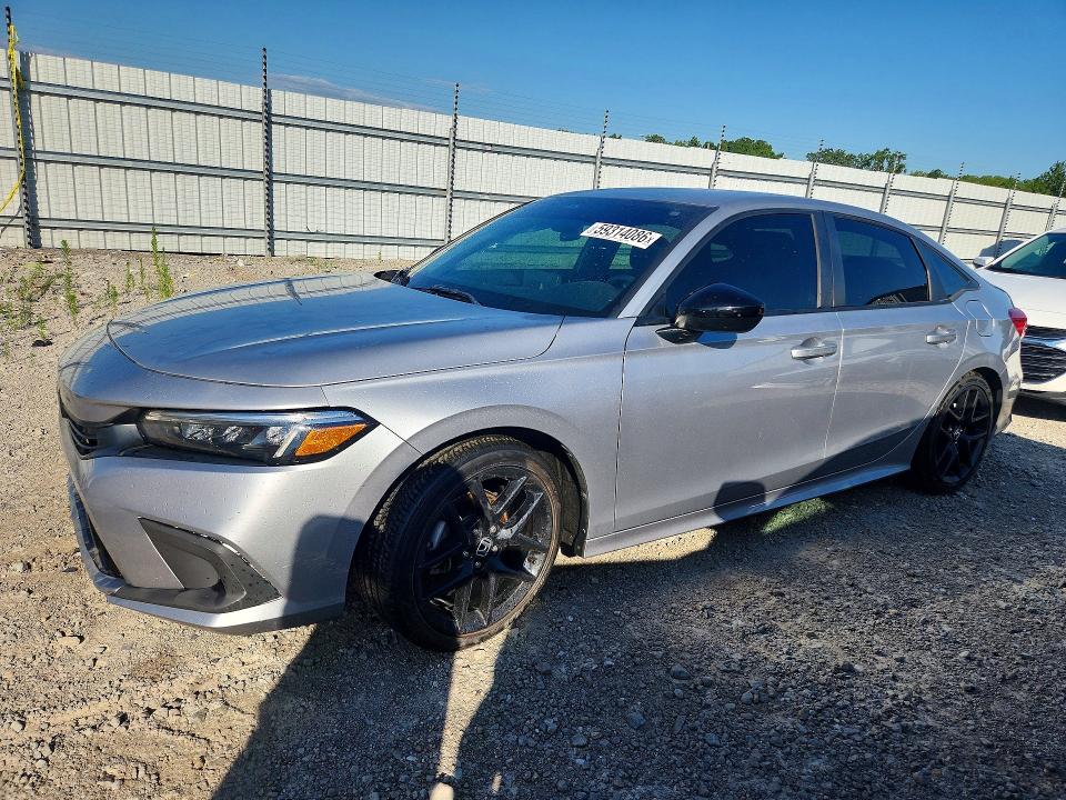 HONDA CIVIC 2022 with VIN 2HGFE2F59NH502438 - Photo from auction