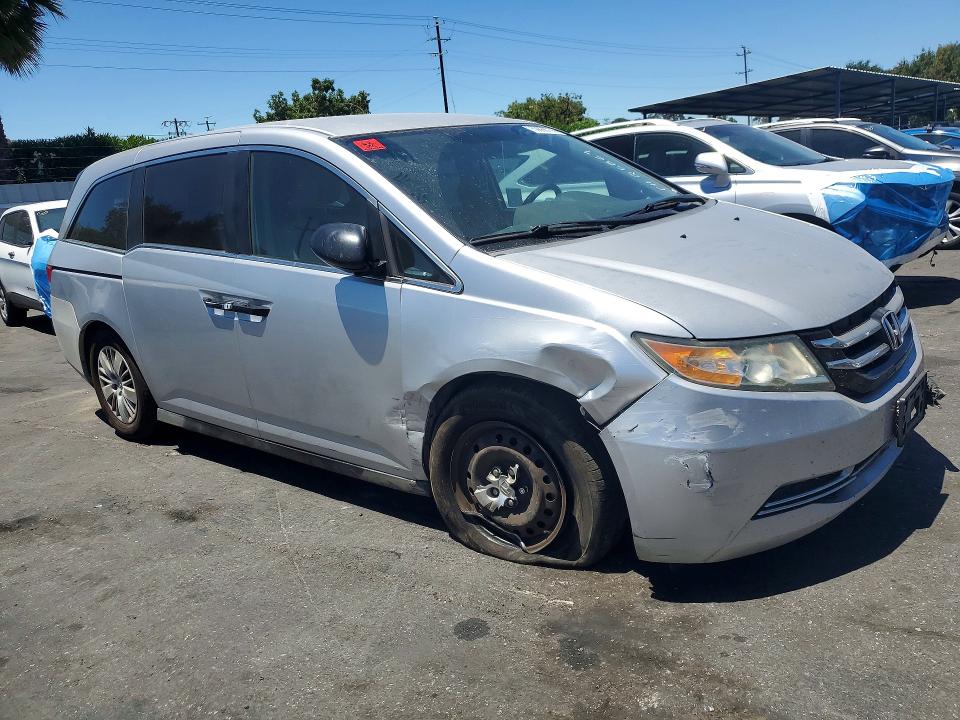 Photo 4 from auction – 2014 HONDA ODYSSEY with VIN 5FNRL5H28EB055869
