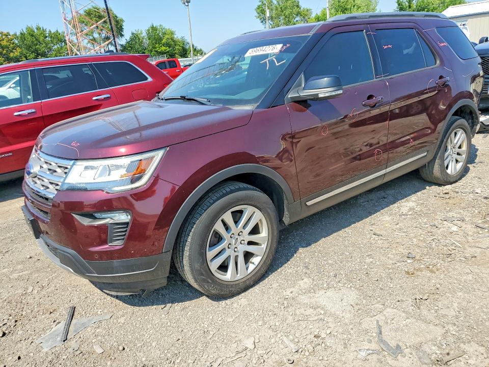 FORD EXPLORER 2018 with VIN 1FM5K8D8XJGC04050 - Photo from auction