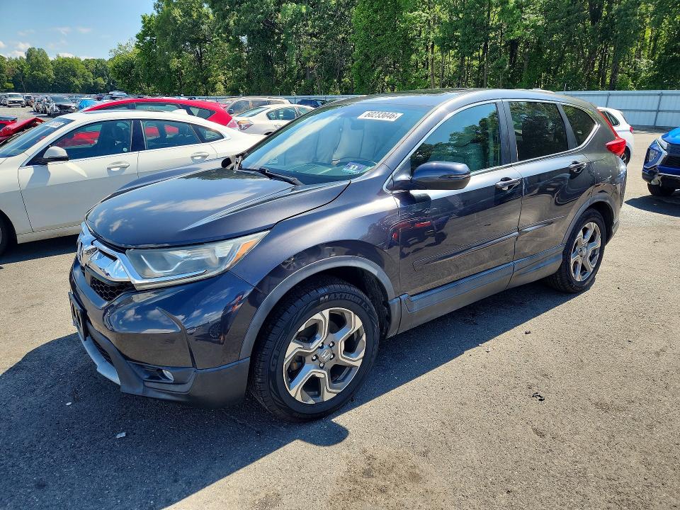 HONDA CR-V 2017 with VIN 2HKRW2H55HH672362 - Photo from auction