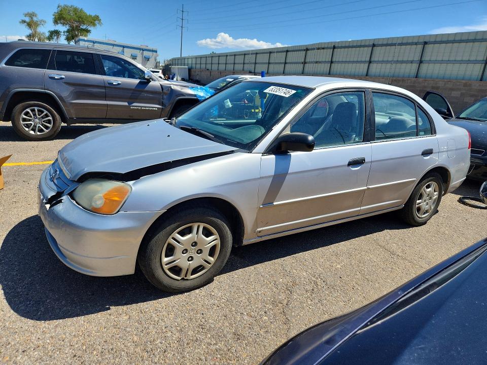 HONDA CIVIC 2001 with VIN 1HGES16511L032059 - Photo from auction