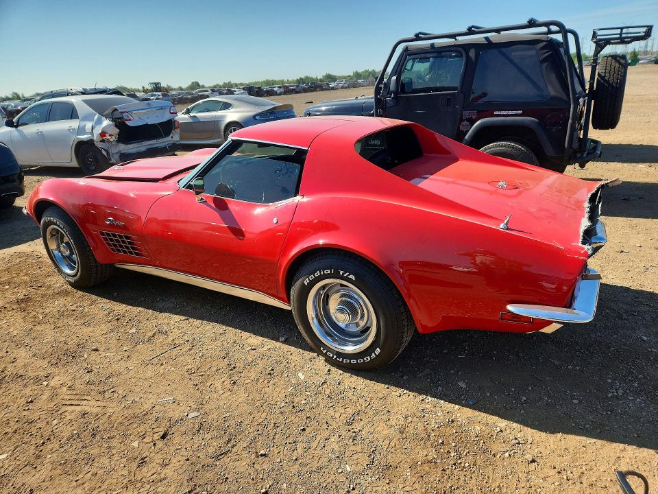 Zdjęcie 2 z aukcji – 1972 CHEVROLET CORVETTE z VIN 1Z37W2S526742
