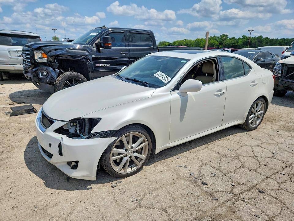 LEXUS IS 2007 with VIN JTHBE262275016047 - Photo from auction