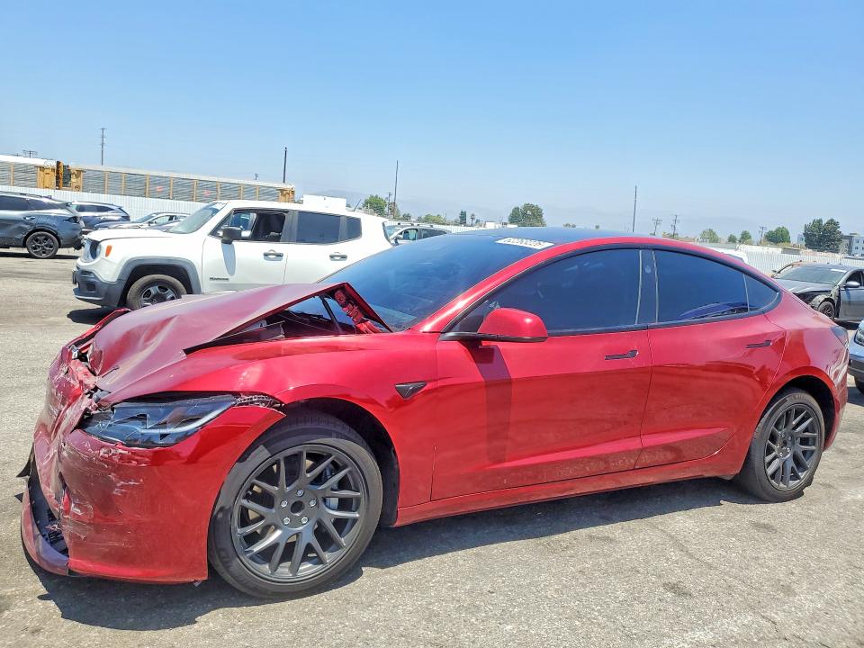 TESLA MODEL 3 2025 with VIN 5YJ3E1EA3SF057433 - Photo from auction