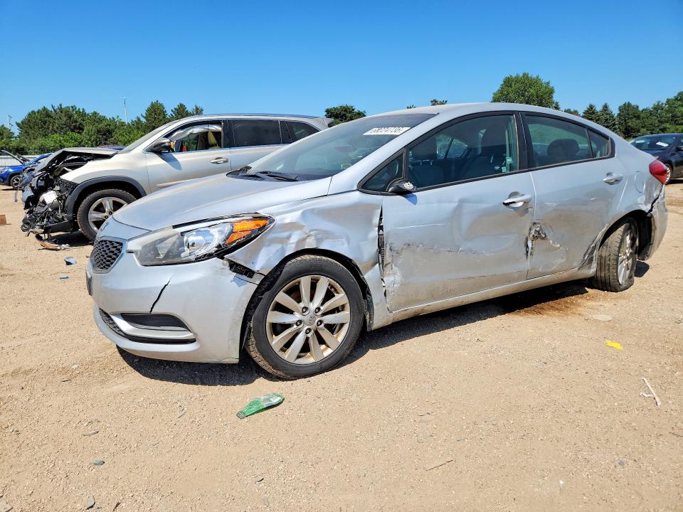 KIA FORTE 2014 with VIN KNAFX4A65E5242516 - Photo from auction