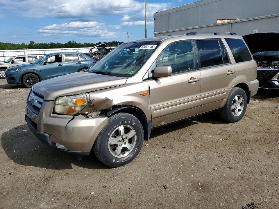 HONDA PILOT 2006 with VIN 5FNYF18406B018376 - Photo from auction