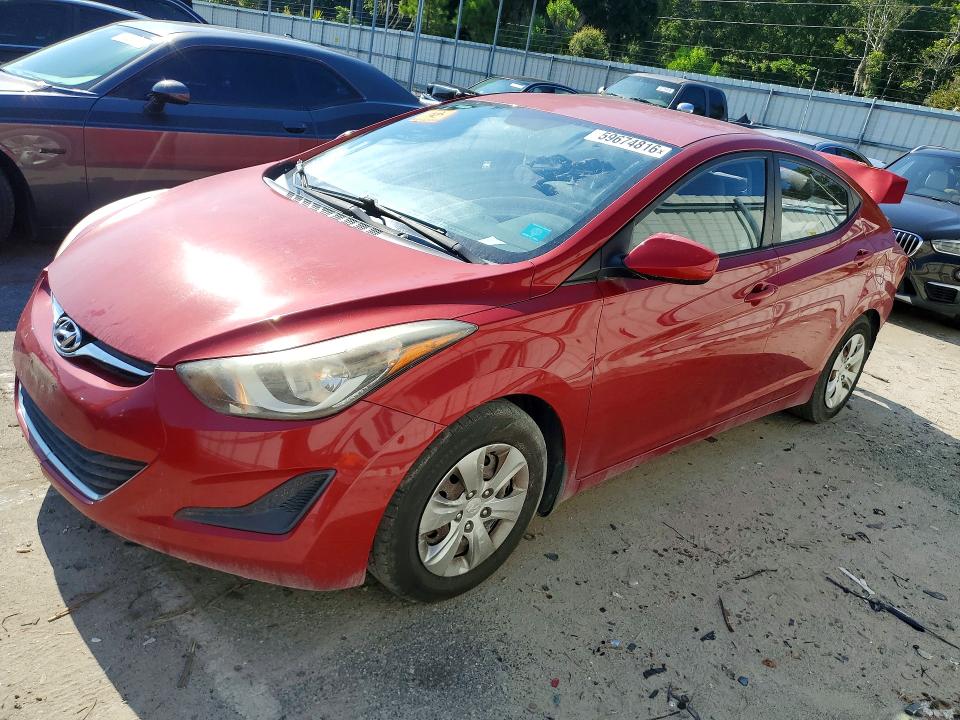 HYUNDAI ELANTRA 2016 with VIN KMHDH4AE1GU640390 - Photo from auction