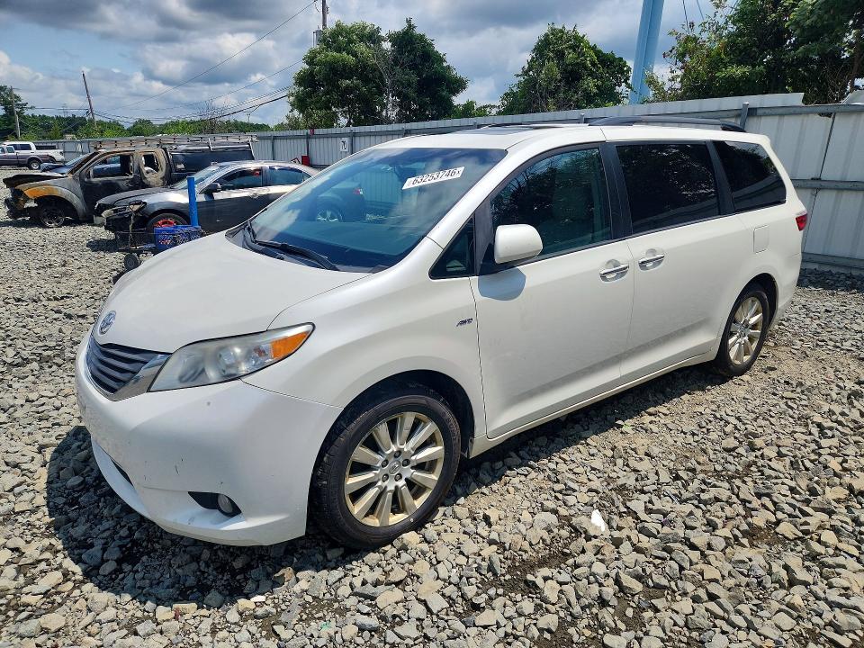 TOYOTA SIENNA 2017 with VIN 5TDDZ3DC7HS176730 - Photo from auction