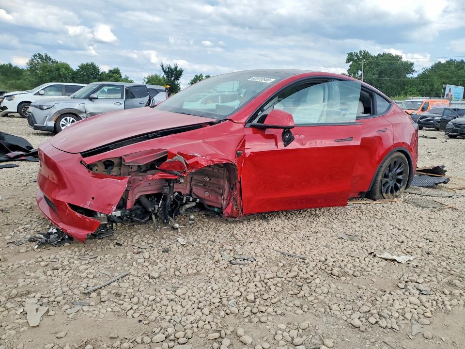 TESLA MODEL Y 2021 с VIN 5YJYGDEEXMF285548 - Фото с аукциона
