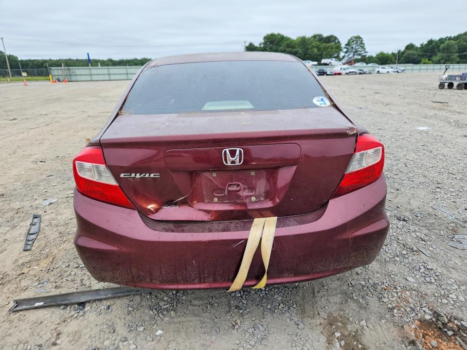Photo 6 from auction – 2012 HONDA CIVIC with VIN 19XFB2F50CE366121