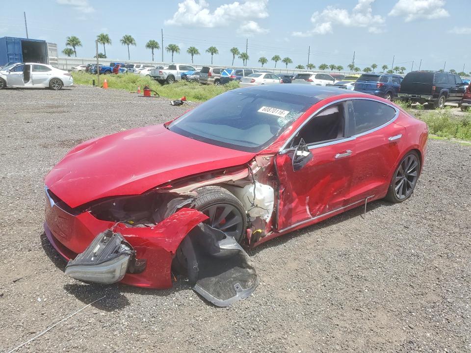 TESLA MODEL S 2018 with VIN 5YJSA1E47JF239703 - Photo from auction