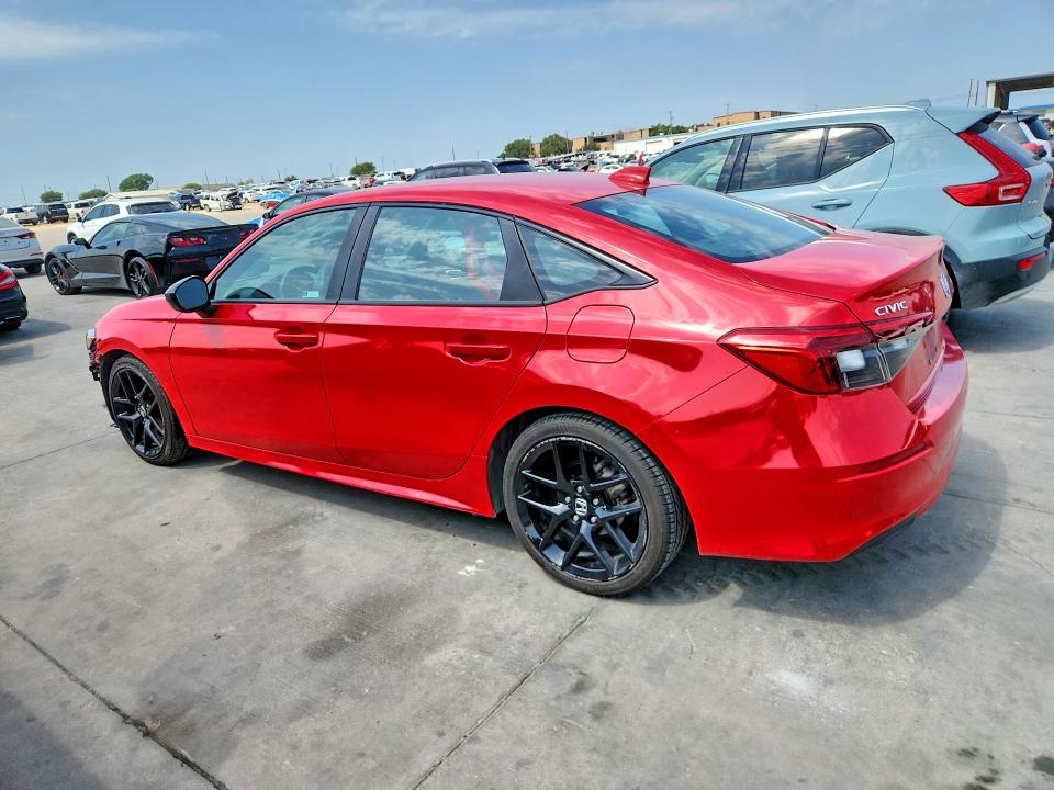 Photo 2 from auction – 2022 HONDA CIVIC with VIN 2HGFE2F51NH582138