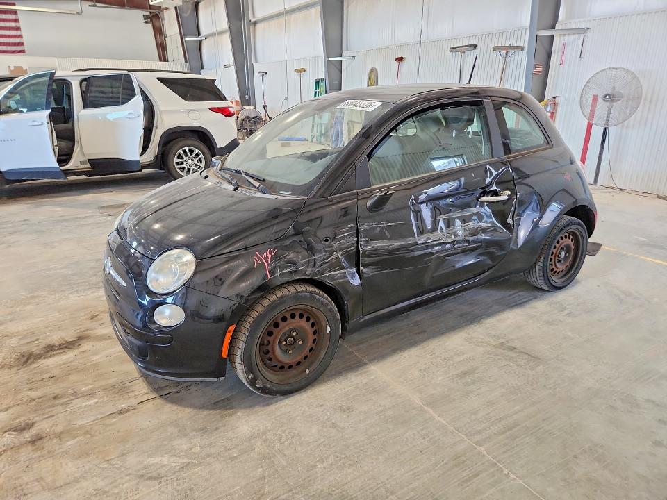 FIAT 500 2012 with VIN 3C3CFFAR0CT370243 - Photo from auction