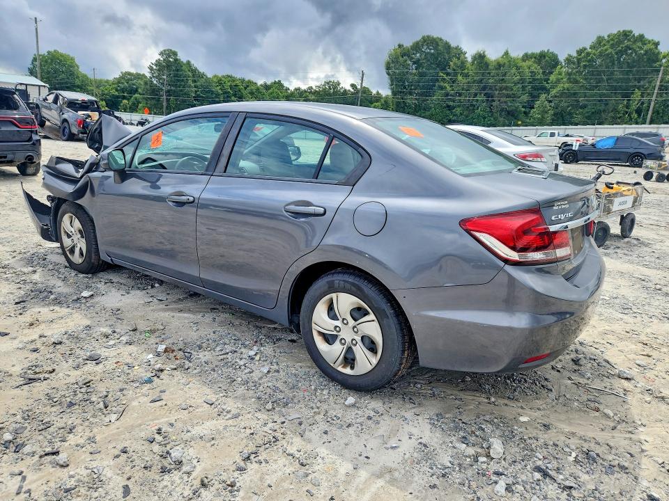 Photo 2 from auction – 2013 HONDA CIVIC with VIN 19XFB2F55DE041966