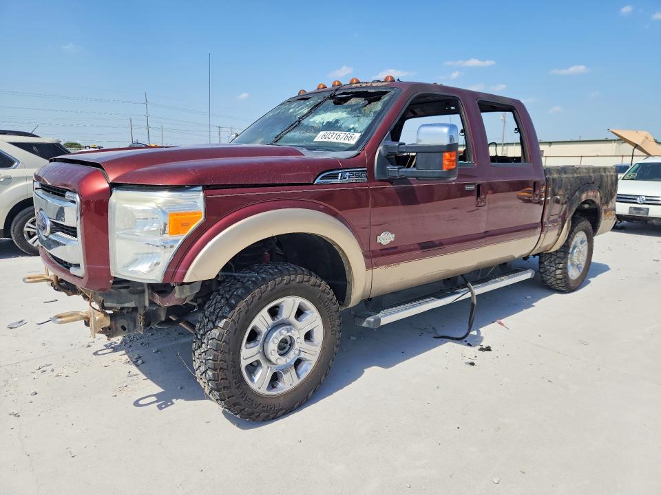 FORD F250 2012 with VIN 1FT7W2BT2CEB20678 - Photo from auction