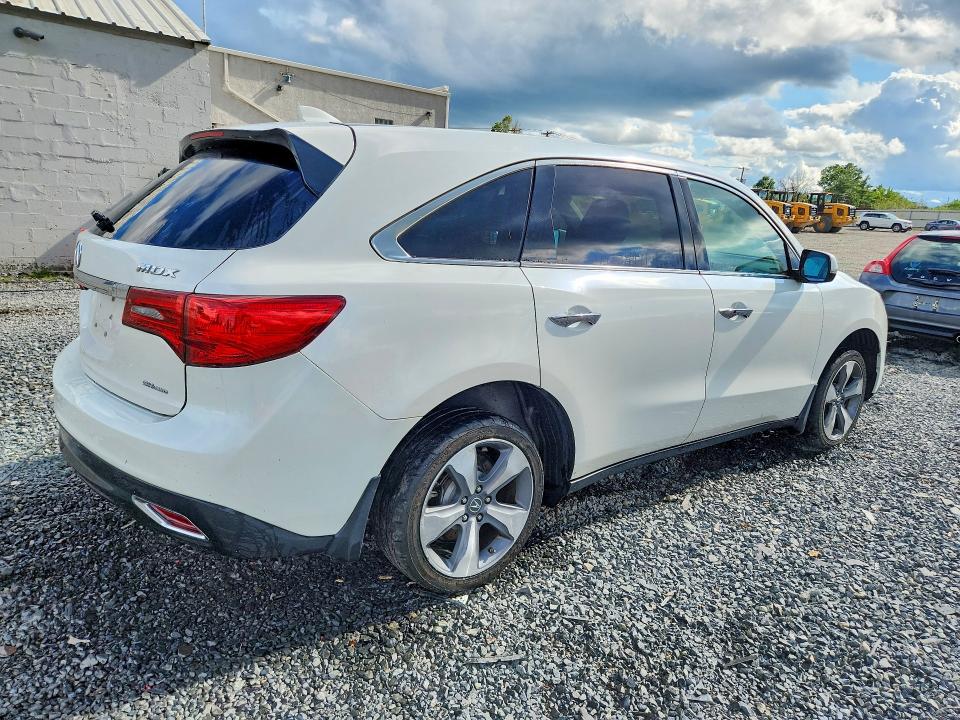 Photo 3 from auction – 2016 ACURA MDX with VIN 5FRYD4H24GB028415