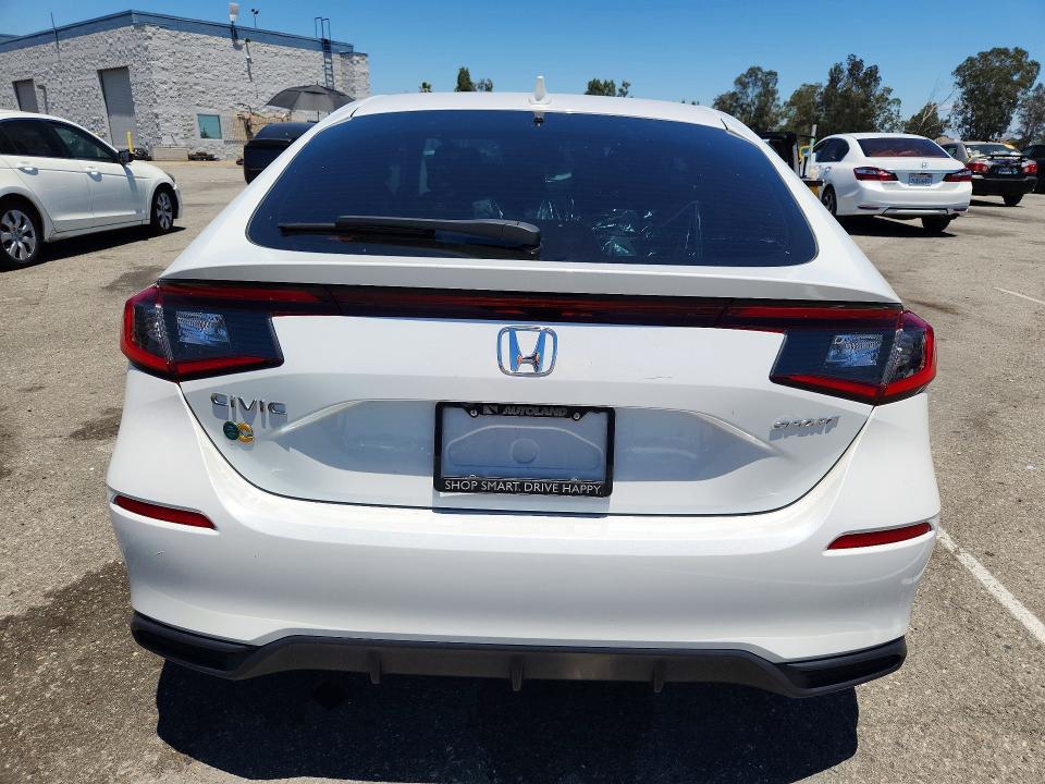 Photo 6 from auction – 2025 HONDA CIVIC with VIN 19XFL2H81SE005676