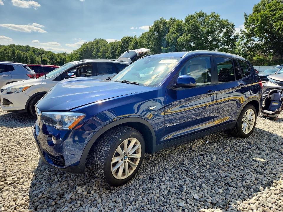 BMW X3 2017 with VIN 5UXWX9C39H0T23859 - Photo from auction